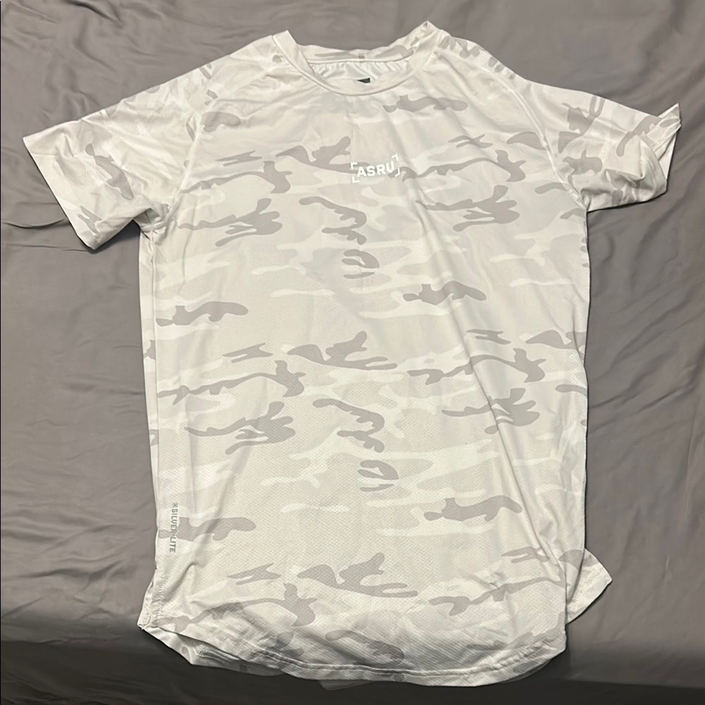 ASRV Urban Camouflage Short Sleeve Tee White Gray